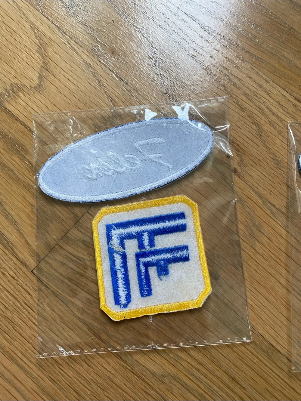 Fix it Felix Oval Name Patch & Yellow-Blue Logo Patch Set